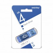 USB 4GB SmartBuy Glossy Series (SB4GBGS-B), синий