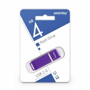 USB 4GB SmartBuy Quartz Series (SB4GBQZ-V), фиолетовый