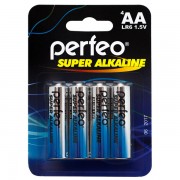 Perfeo LR6/4BL Super Alkaline AA (4 шт - цена за 1шт)