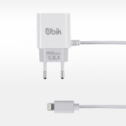 СЗУ Ubik UHS22L Lightning 2,1А, USBx2, Белый