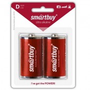 Батарейка солевая Smartbuy R20/2S (2 в комплекте - цена за 1шт) (SBBZ-D02S)