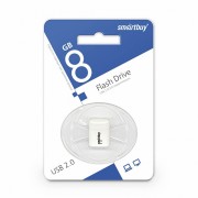 USB 8GB SmartBuy LARA series (SB8GBLara-W), белый