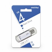 USB 4GB SmartBuy V-Cut Series (SB4GBVC-S), серебро