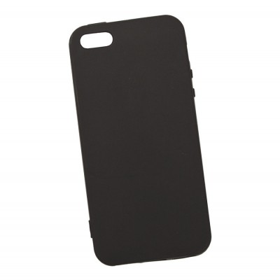 Чехол-накладка силиконовый черный матовый для iPhone XS Max