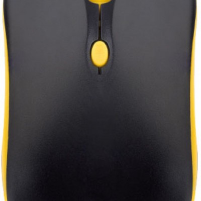 Perfeo мышь оптическая "MOUNT", 4 кн, DPI 800-1600, USB (PF_A4511) кабель 1,5м, черно-желтый