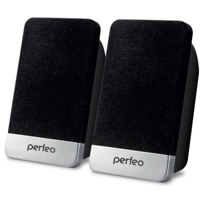 Perfeo колонки "MONITOR" 2.0, мощность 2х3 Вт (RMS), USB (PF_4830), чёрный