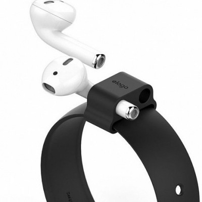 Держатель для AirPods на ремешок Apple Watch, силиконовый в ассортименте