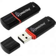 USB 8GB SmartBuy Crown Series (SB8GBCRW-K), черный