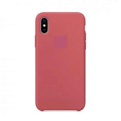 Чехол-накладка для iPhone XS Max серия "Оригинал", темно-розовый