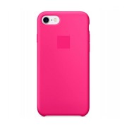 Чехол-накладка для iPhone XS Max серия "Оригинал", неоново-розовый - закрытый низ