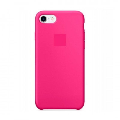 Чехол-накладка для iPhone XS Max серия "Оригинал" №47, неоново-розовый