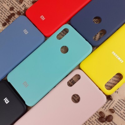 Чехол-накладка для Xiaomi Mi A3/Mi CC9E серия "Оригинал", Soft Touch, темно-синий