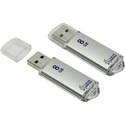 USB 8GB SmartBuy V-Cut Series (SB8GBVC-S), серебро