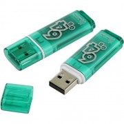 USB 64GB SmartBuy Glossy Series (SB64GBGS-G), зеленый