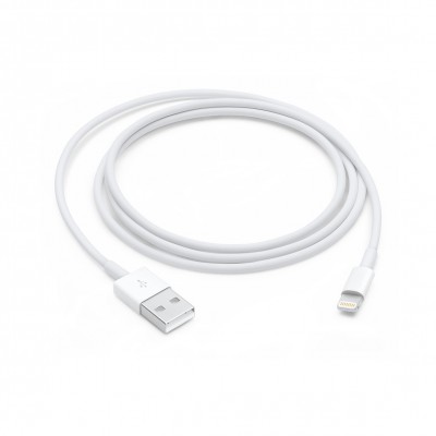 Кабель для iPhone USB - Lightning, MD818ZM/A, Model A1480, 1 метр, белый