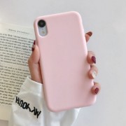 Чехол-накладка для iPhone XR серия "Оригинал" №06, светло-розовый