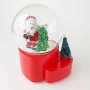 Снежный шар "Санта-Клаус и Снеговик" NO.6145-6/WI-1315, в ассортименте
