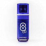 USB 8GB Smartbuy UFD 3.0 Glossy series Dark Blue (SB8GBGS-DB), темно-синий