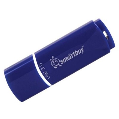 USB 64GB SmartBuy UFD 3.0 Crown Blue (SB64GBCRW-Bl), синий