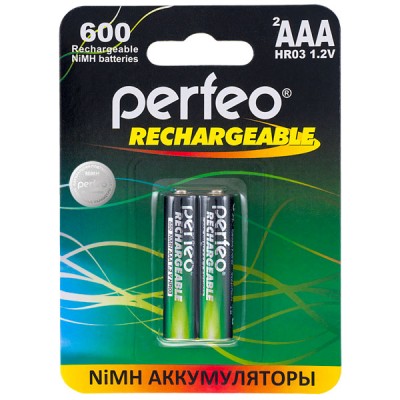 Perfeo AAA800mAh/2BL Аккумулятор (комплект 2 штуки - цена за 1 шт)