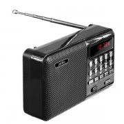 Perfeo радиоприемник цифровой PALM FM+ 87.5-108МГц/ MP3/ питание USB или 18650 черный