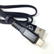 Breaking кабель Micro USB Nylon, 2.4A, длина 1м (21420), черный