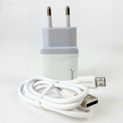 Breaking СЗУ 1A 1USB + кабель Micro USB (22120), белый