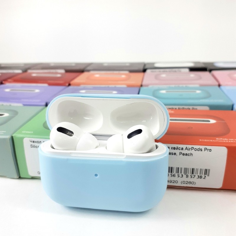 Чехол для кейса AirPods Pro Silicone Case, Mint Green.