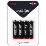 Батарейка солевая Smartbuy R6/4B (4 в комплекте - цена за 1шт) (SBBZ-2A04B)