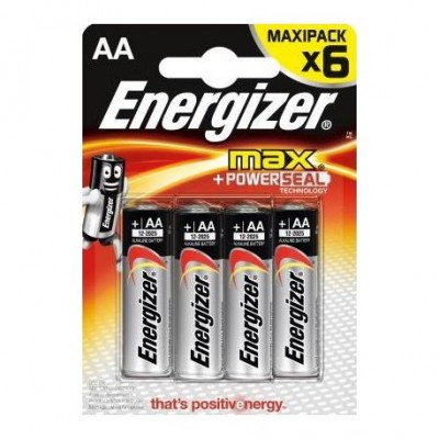 Energizer LR6/4BL MAX (комплект 4 штуки - цена за 1 шт)